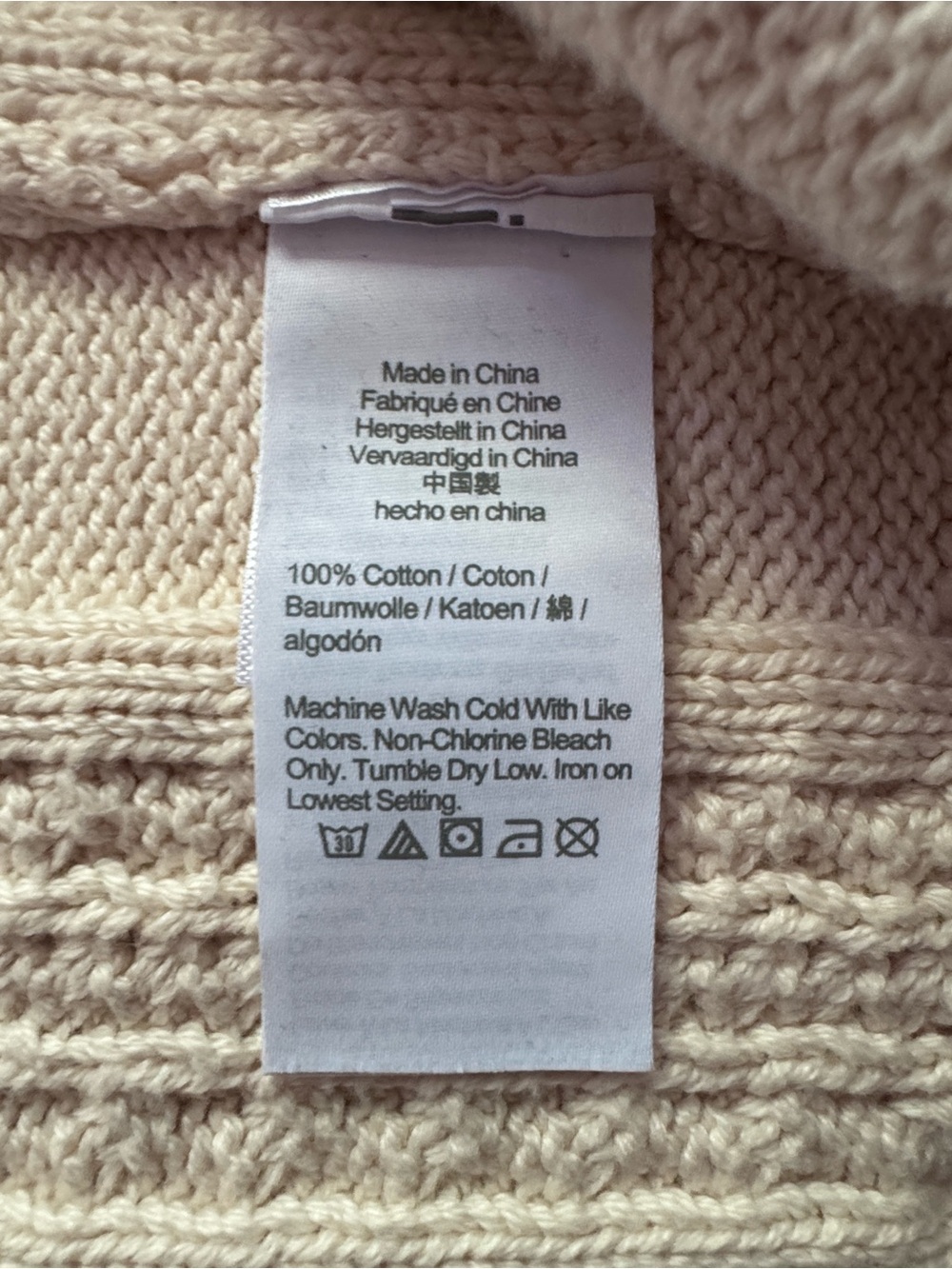 J. Crew Cream Cable-Knit Shawl Collar Cardigan - Picture 4 of 4